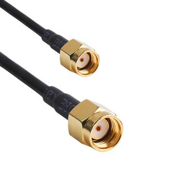 Sma Male To Sma Male LMR100 Coaxial Cable Assembly With Heatshrink