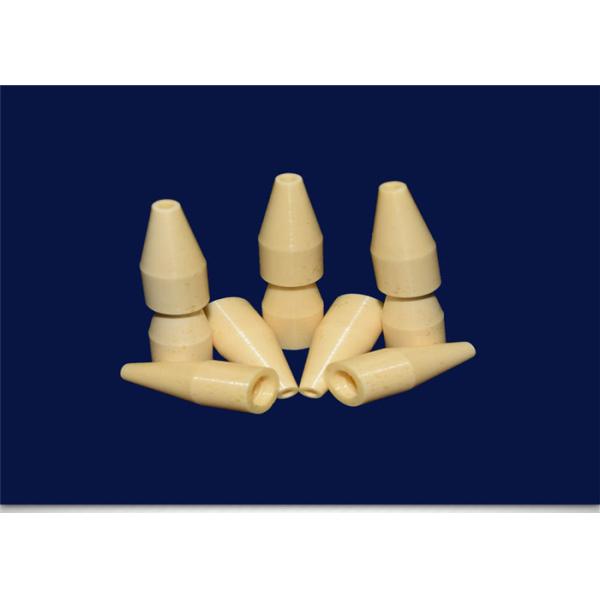 Wear Resistant Ceramic Sandblasting Nozzles Anti Corrosion ZrO2 Size Customized