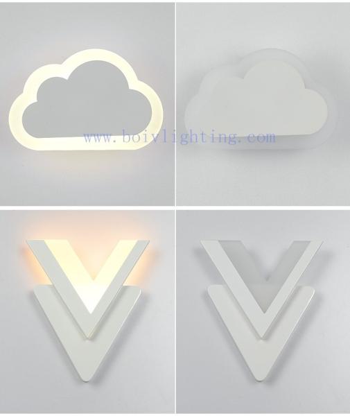 Cloud  V Snowflake  Mushroom  Wall Lamp LED Light White Color 15W