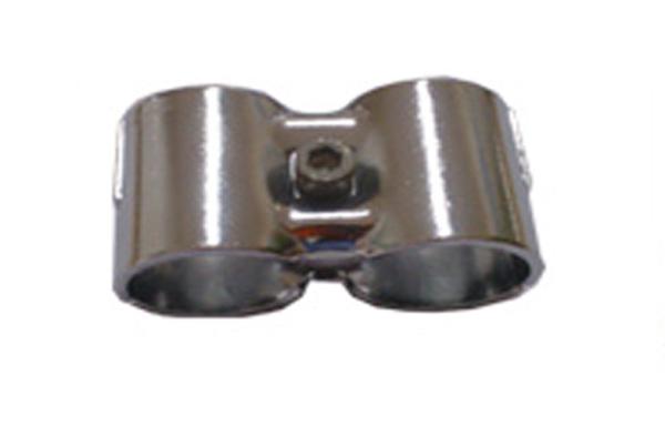Dia 28mm Chrome Pipe Connectors 2.5mm Thickness For Shelves