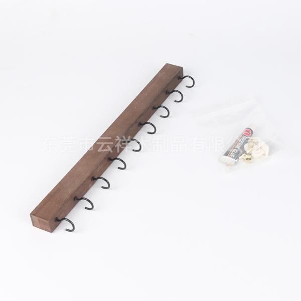 Custom Wooden Coat Rack Wall Mount Farmhouse Style Entryway Organizer