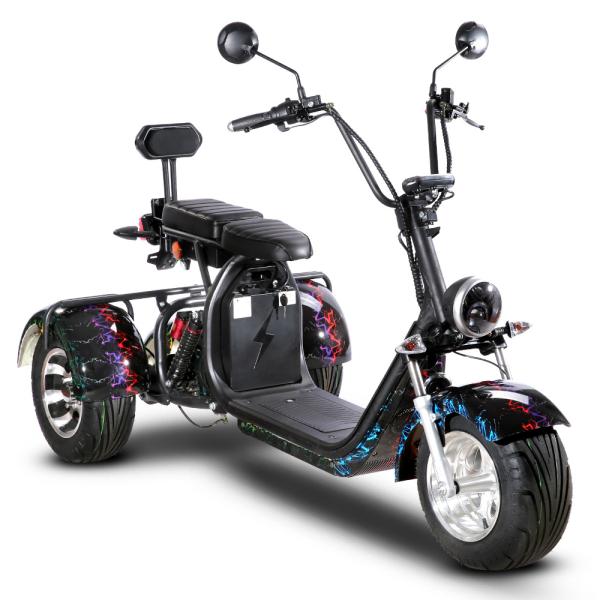 Motorcycles Scooters Electric Tricycle Motorcycle with 60V20AH Battery