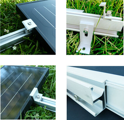 china aluminum solar panel mounting clips YUEFENG aluminum extrusion