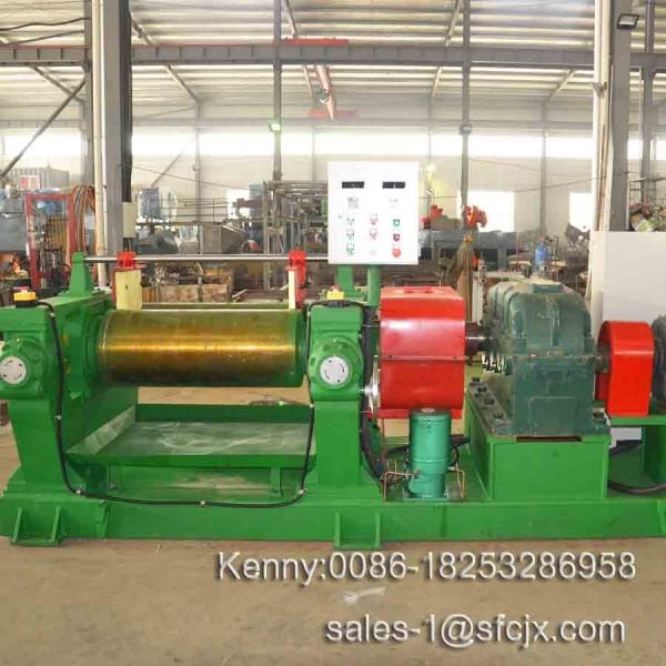 SGS 2 Roll Rubber Mixing Machine , 16 Open Rubber Mixing Mill