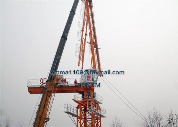 D4526 Luffing Tower Crane 10tons Load 45mts Working Boom 3mts Mast