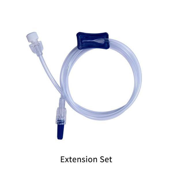 Medical Single Iv Infusion Giving Set Infusion Set With Burette