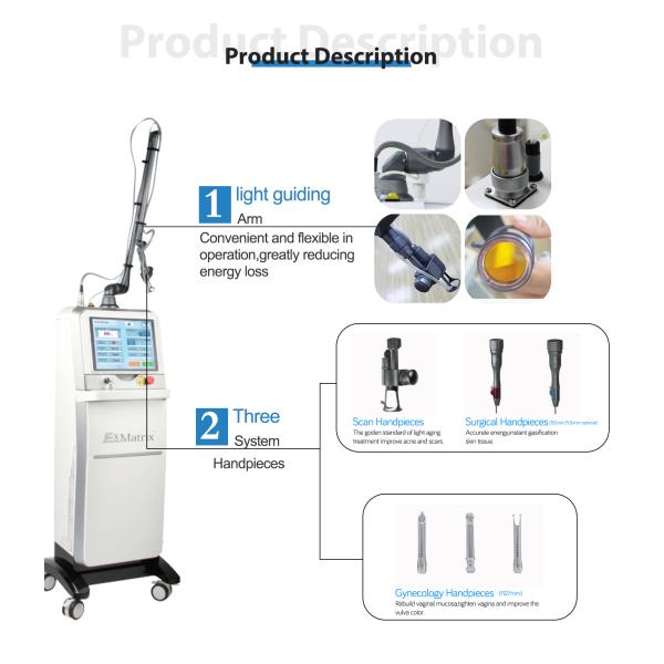 Medical CO2 Fractional Laser Machine Stationary Style for Skin tags cutting