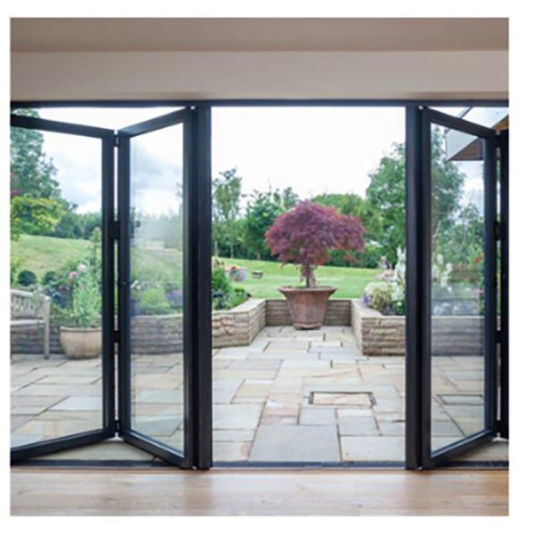 Chinese Suppliers' Energy Efficiency Aluminum Alloy Bi Fold Doors for Residential