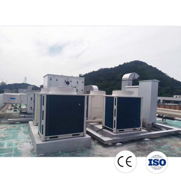 Air Cooled Central Air Conditioning Unit High Efficiency Central Air Conditioner 380V