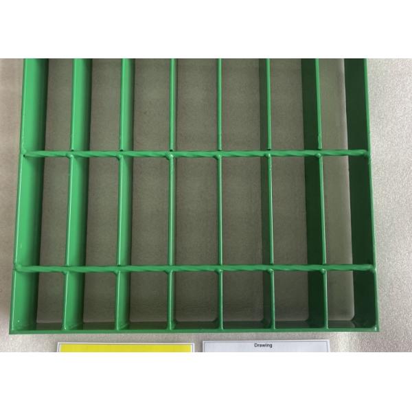 100mm Green Steel Grating for Fence and Wall Safety