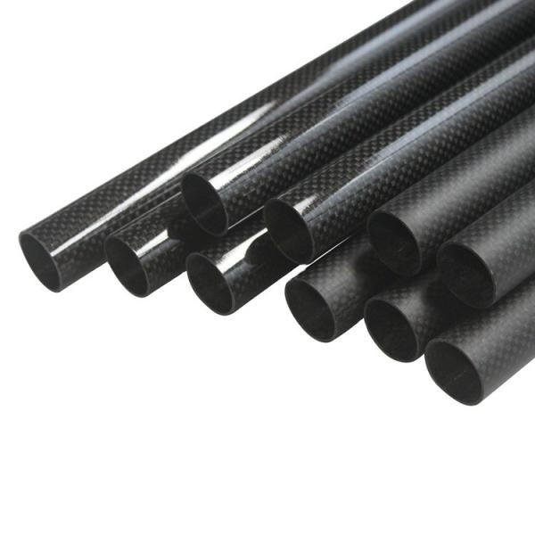 0.001% N Content High Strength 3K Twill Carbon Fiber Tube CBTCFT042