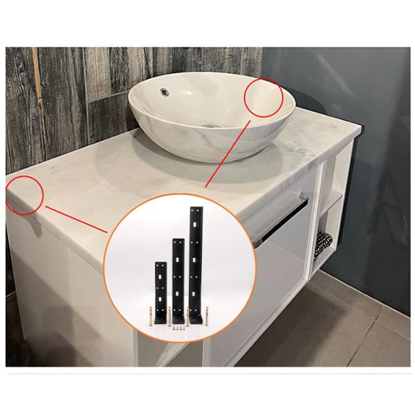 Repisas flotantes en forma de L Brackets Metal pesado para la organización del garaje