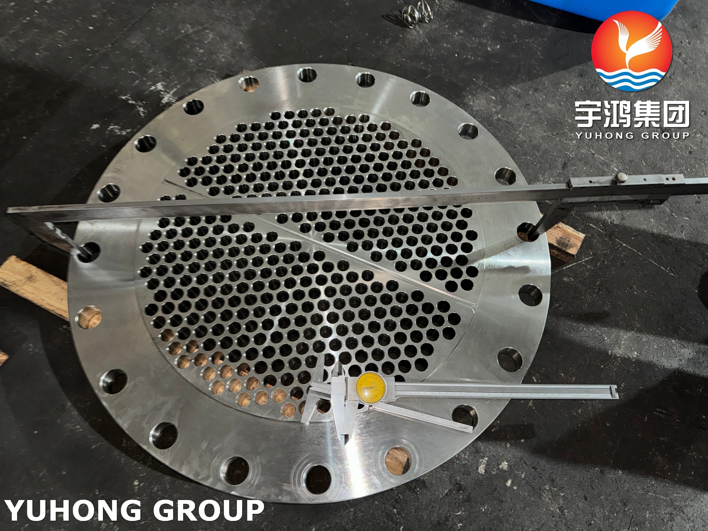 ASME SA240 SS304 Tubesheet for Shell & Tube Heat Exchangers & Pressure Vessels