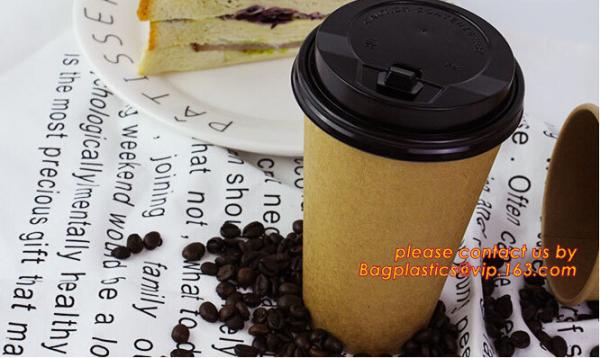 natural coffee cup,printed paper cup,tea cup and saucer, New Style Custome Printed Double Wall Paper Coffee Cups with Li