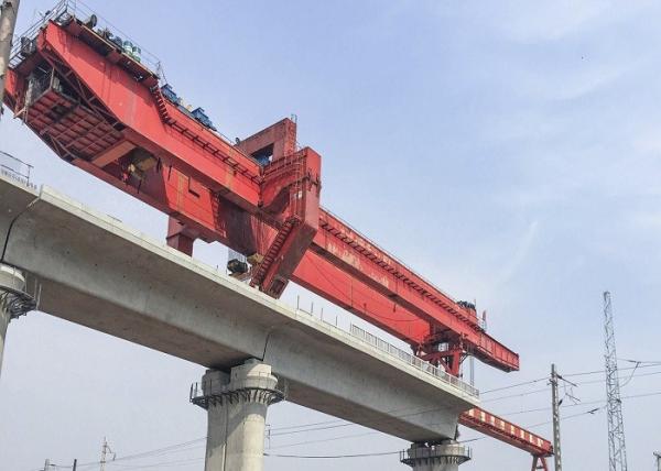 Beam Crane Gantry Girder , Underslung Bridge Crane CE Approved For MRT Beam Launcher