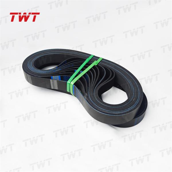 Twt 10007-53213 12PK1189 Sinotruk Dump Truck Engine Rubber Ribbed V Belt 1000753213 12PK1189 for Shacman Delong Truck