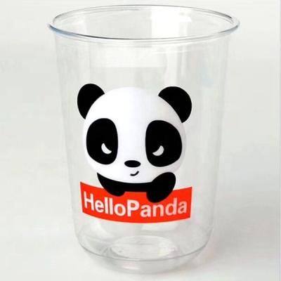 Round Plastic Cups Ice Cream Paper Cup With Lid for Environmentally-Friendly