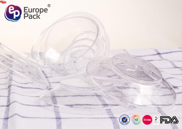 Eco Friendly Disposable Plastic Cups With Lids Clear Plastic Serving Bowls