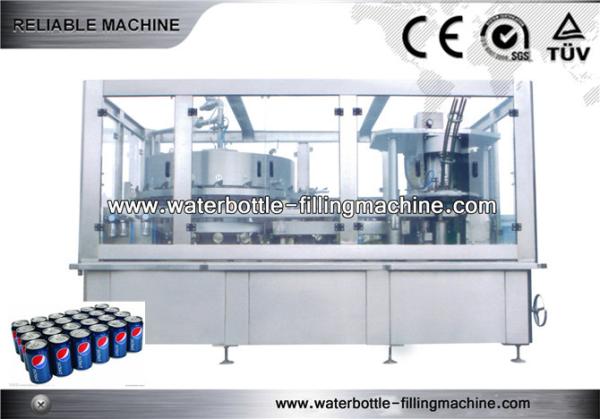 Auto Aseptic Beverage Filling Machine For Can , Soda Water Production Line