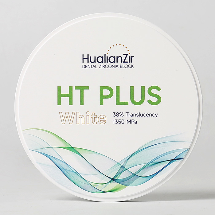 HT PLUS Natural Aesthetic Dental Zirconia Block 1350Mpa Denture Milling Material