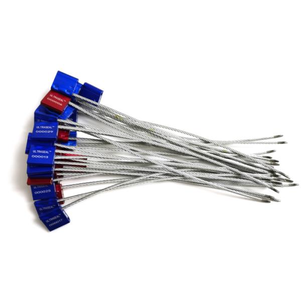 US-CC351 High Security Cable Seals Aluminium Alloy 3.5mm For Trucks