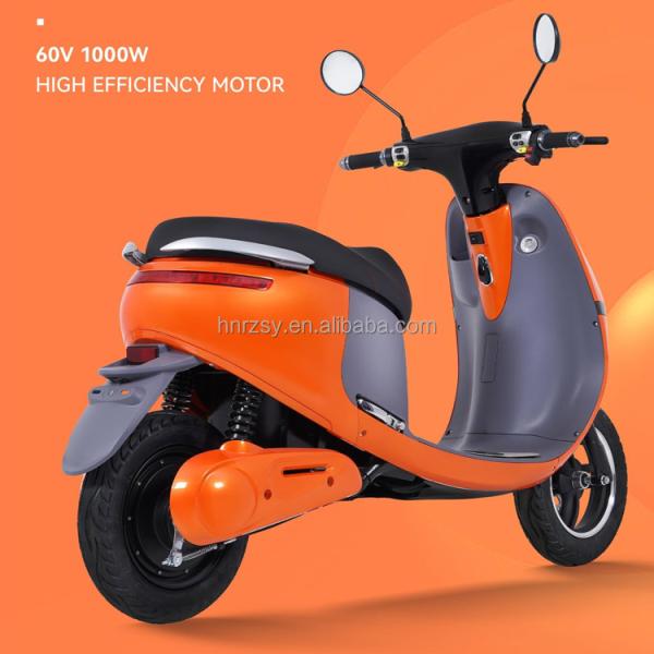 45km/hr Speed 2 Seats Electric Motorcycle Racing 10 Inch Wheel Hub Electric Scooter with Eec Coc Certificate