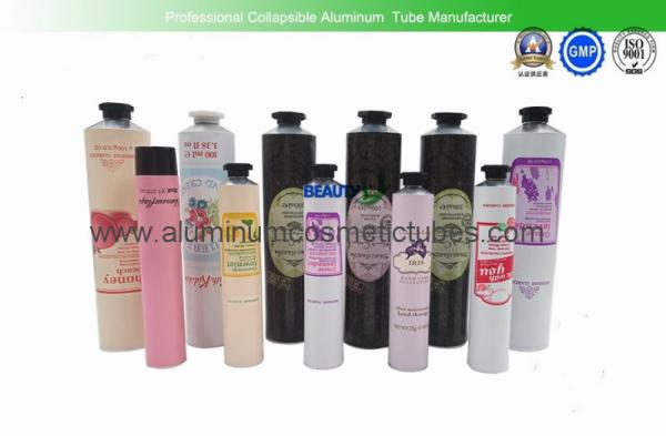 Shoe Polishcream Aluminum Squeeze Tubes Length 55mm - 200mm Offset Printing