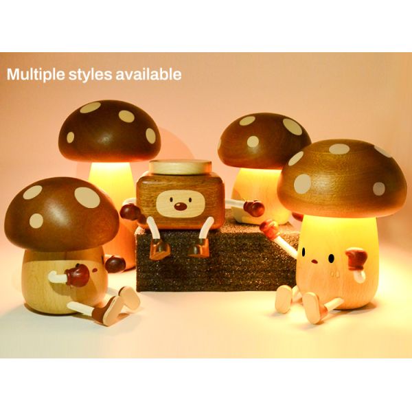 Cute Mushroom Shape Table Astmosphere Night  Lamps for Children Gift