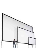 Grand écran pliable de projecteur avec la certification de la FCC ROHS de la CE