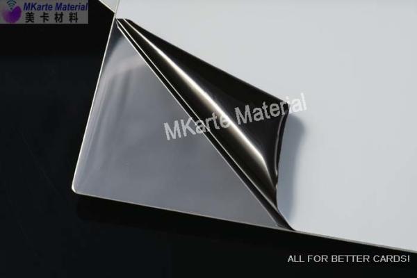 Customized Size Laminating Steel Plate Slight Matte Finish For Pvc Card Lamination