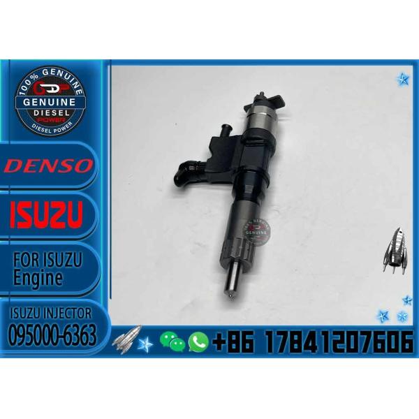 Inyector de combustible diesel de buena calidad para el tren común Assy 095000-6363 095000-6366 para ISUZU 6HK1 FORWARD 4HK1 N SERIES