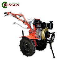 Tiller de puissance multifonctionnel de 7 ch entraînement à engrenages Tiller de jardin diesel