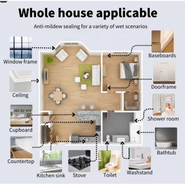 100% Silicone Special Anti Mildew Sealant Adhesive Silicone Sealants