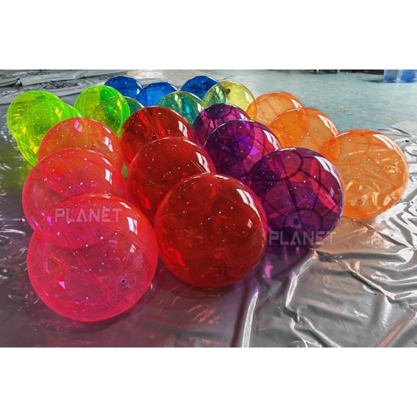 Boule transparente gonflable géante translucide colorée pour la décoration