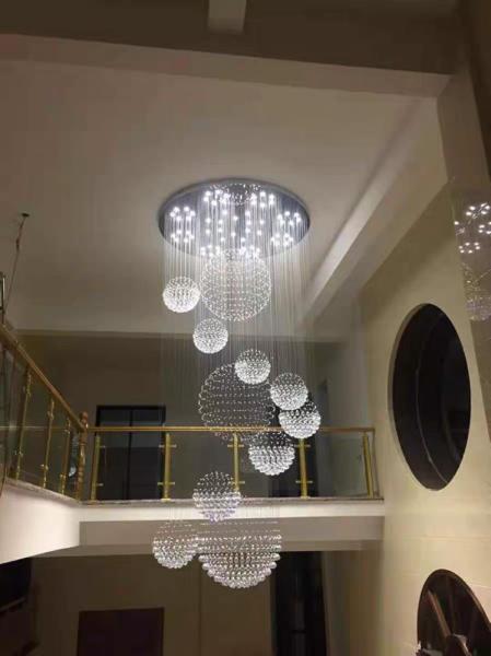 Modern Lustre Crystal Ball Design Chandelier Large Crystal Ball Chandelier(WH-NC-20)