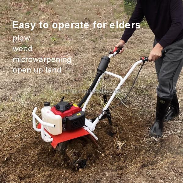 63cc Gasoline Mini Power Tiller for Small-Scale Agricultural Cultivation Work