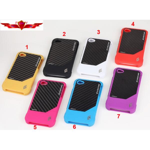 Hot Sell Carbon Fibre Iphone 4G 4S Cases Multi Color Beauty Gift Box