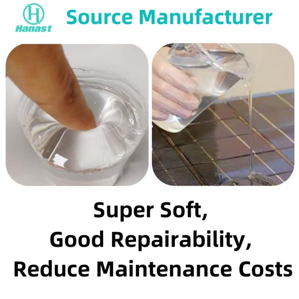 IP68 Waterproof Transparent Electronic Silicone Gel 1:1 Corrosion Resistant for LED Display Driver Encapsulation