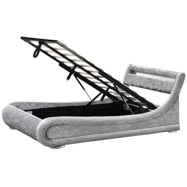 Кровать хранения подъема газа рамки двуспальной кровати Manufactory оптовая подгонянная