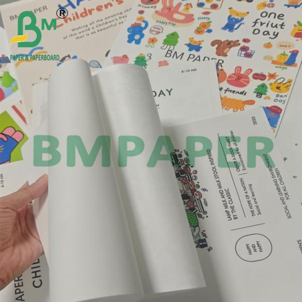 55g 1056D White Moisture Proof Printable Paper for Labels & Tags