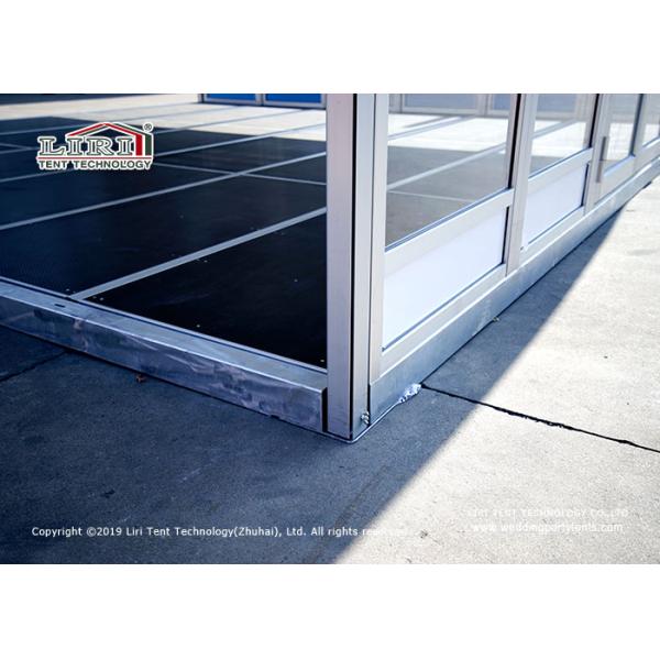 6X6M Gazebo Canopy Tent With Glass Wall And Flooring For VIP Room