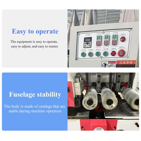 Wood Processing Equipment Square Wood Round Non Round Rod Machine for Wood Mop Rod