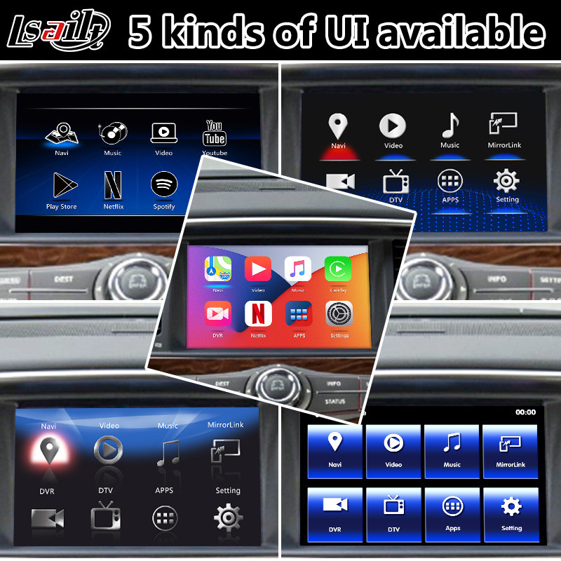 Lsailt Android мультимедийный интерфейс для Nissan Patrol Y62 с беспроводным Carplay