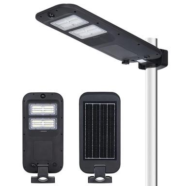 DC 6V Smart Integrated Solar Street Light 100W 170Lm/W Sensor de Radar 130° Ângulo do Feixe