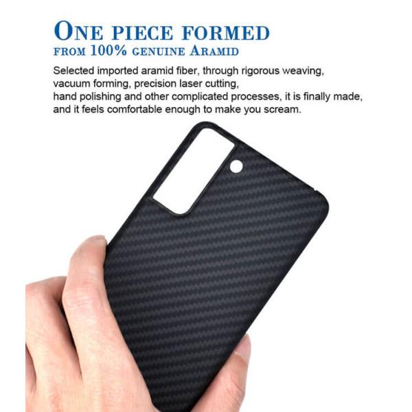 OEM случая телефона волокна Aramid дизайна кратера для Samsung S21