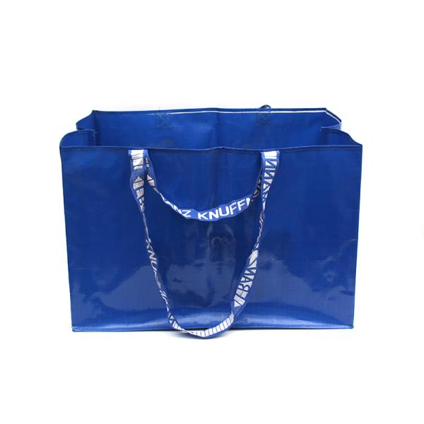 Durable Laminated Woven Polypropylene Bags , Lightweight Foldable Shopping Bag