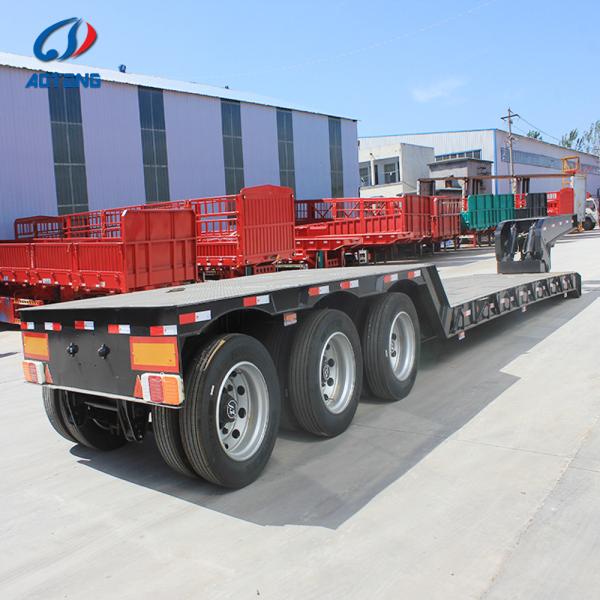 Hydraulic Removable Gooseneck Lowboy Trailer 100T Payload 18000mm