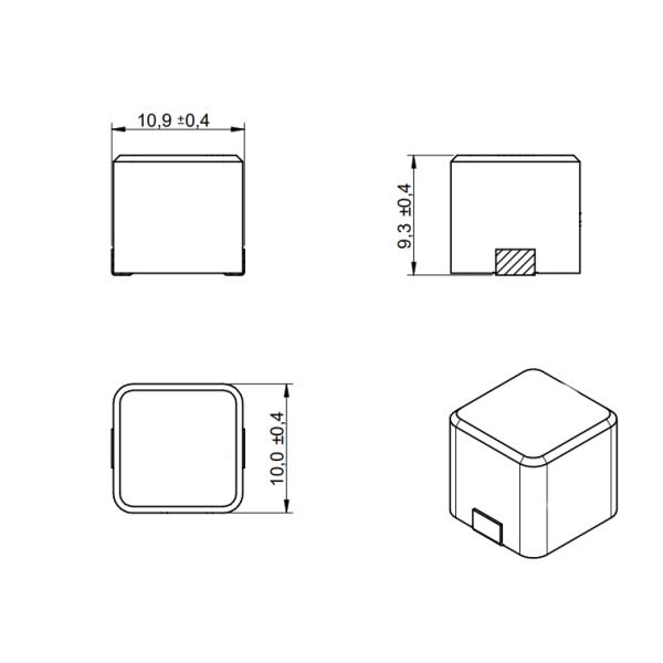 7443330022 SMT High Current Cube Inductor SMD Power Inductor