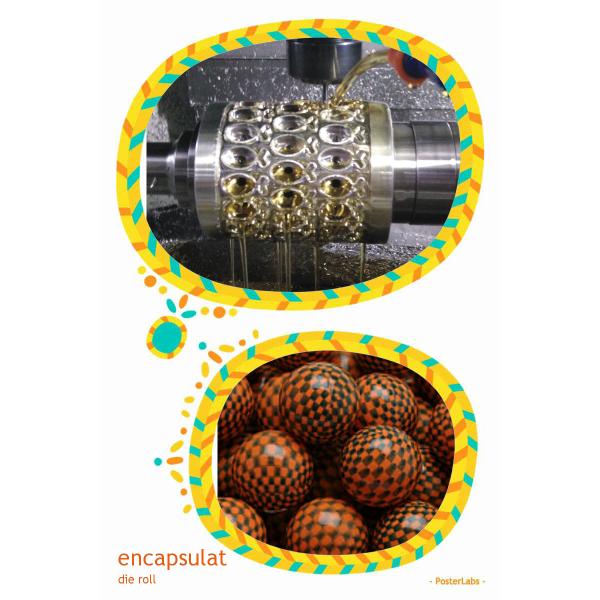 Paintball muere uso phmaracetical de la cápsula del rollo del molde de la máquina suave de la encapsulación