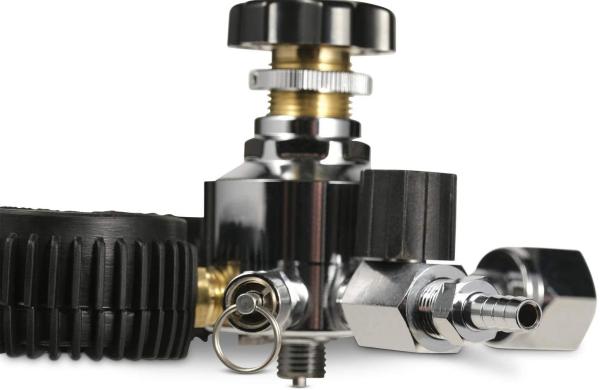 110V/220V Regulador de barril de cerveja de CO2 de duplo estágio com válvula de pressão de segurança e desempenho